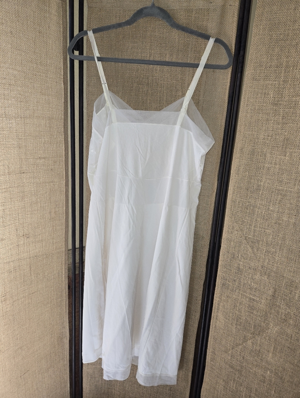 EUC Vintage 1960s Artemis Lined Slip Nightgown Dress White - Picture 8 of 8